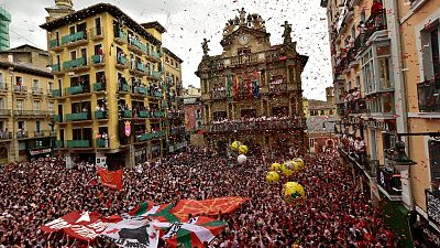 Un multitudinario chupinazo da inicio a los Sanfermines 2022 tras el parón de dos años por la pandemia